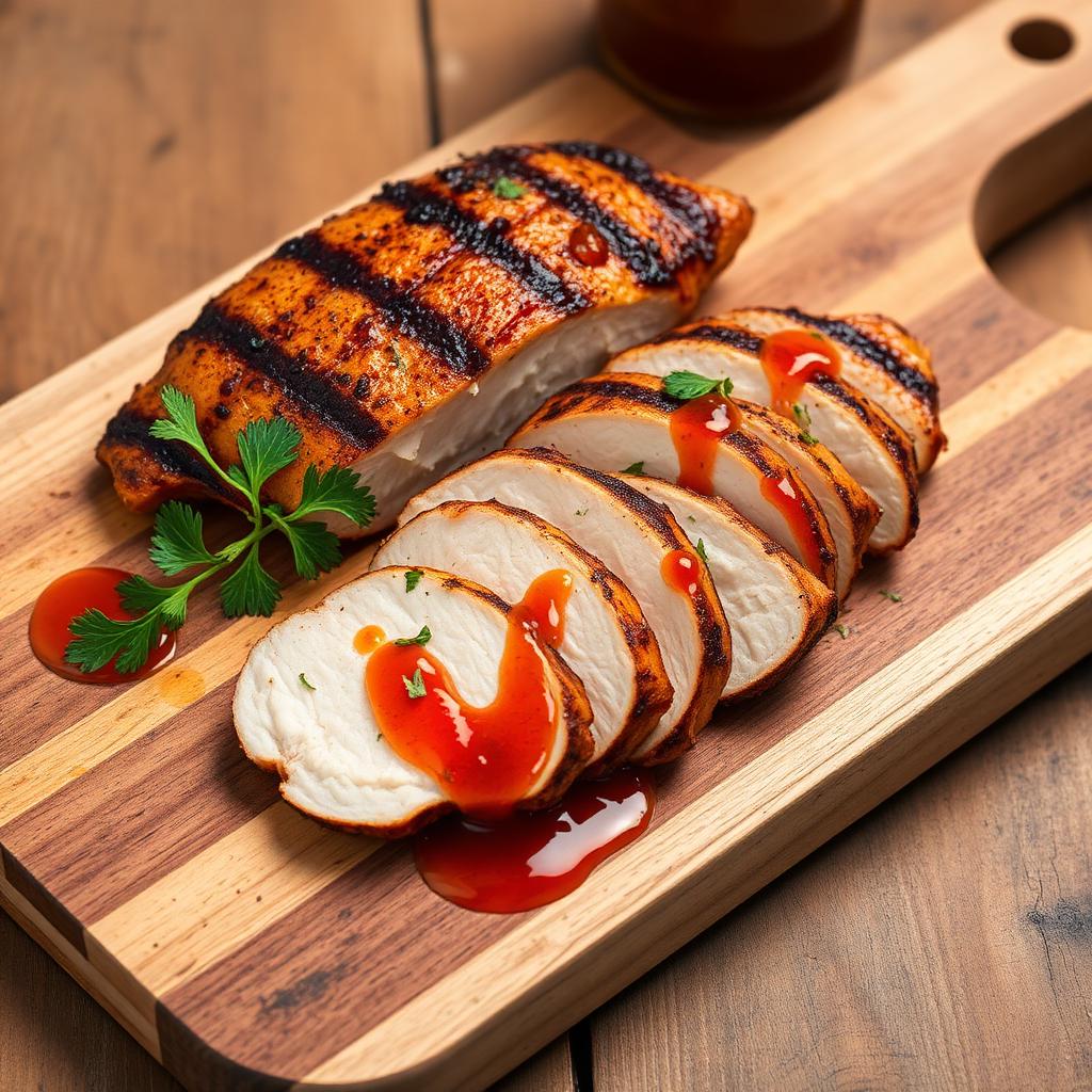 Charred Mango Habanero Chicken Skewers